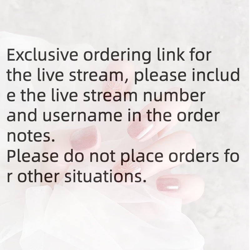 NNWW Live stream exclusive link, order with reference number. UV Nail Art Stickers