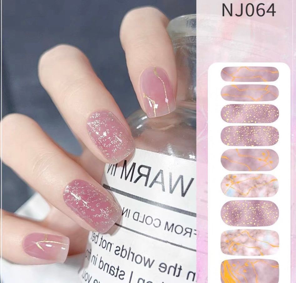 NNWW Aurora Mirage  UV  Nail Art Stickers |20 Strips